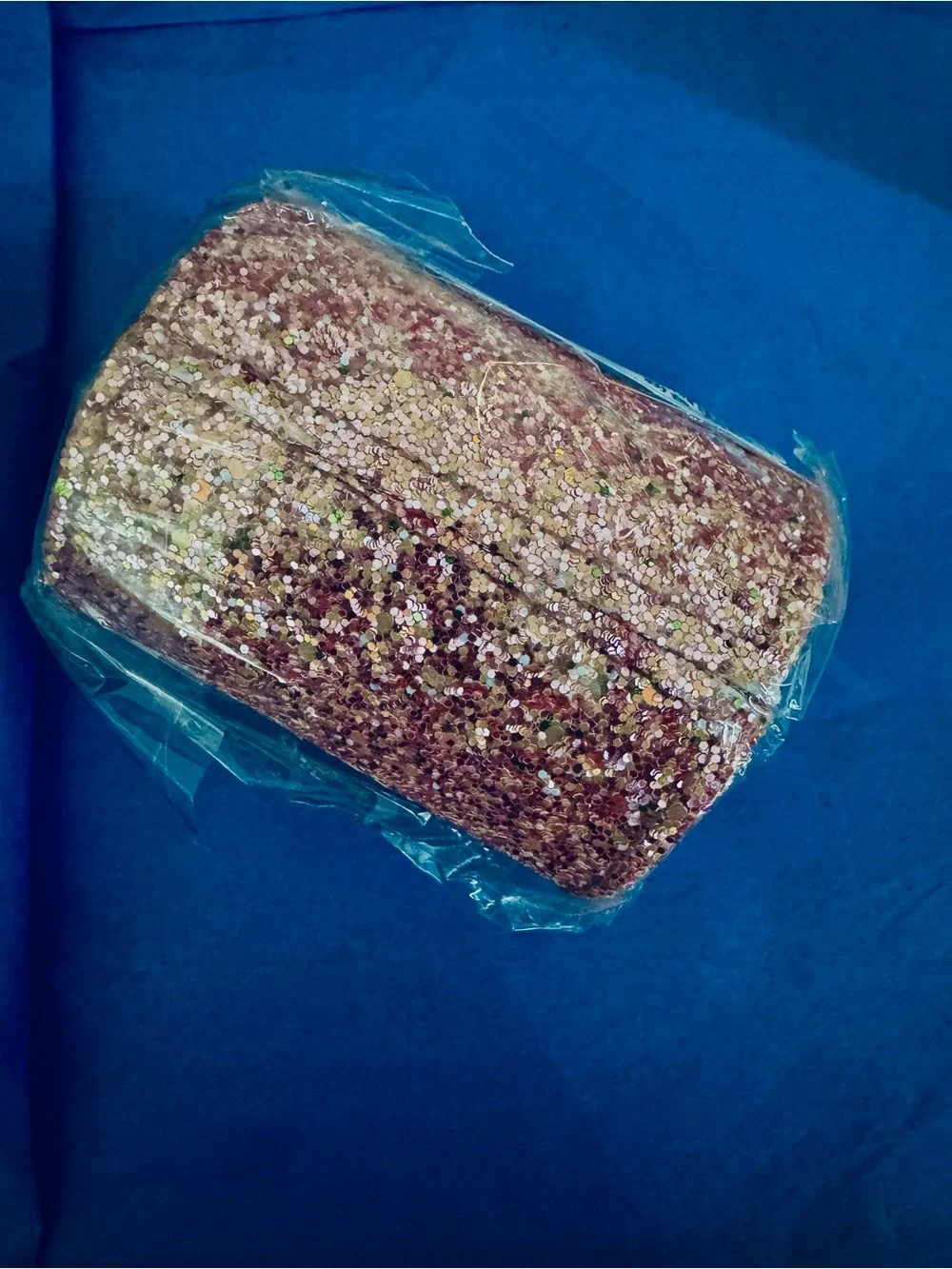 Pink Glitter Round Makeup Brush Holder NEW 🏷️